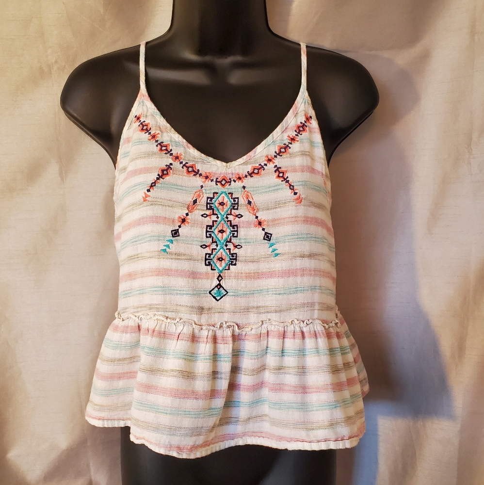 Papaya | peplum tank